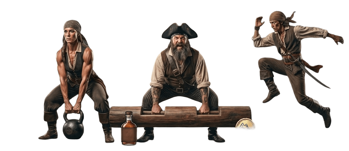 Calorie Pirates Features